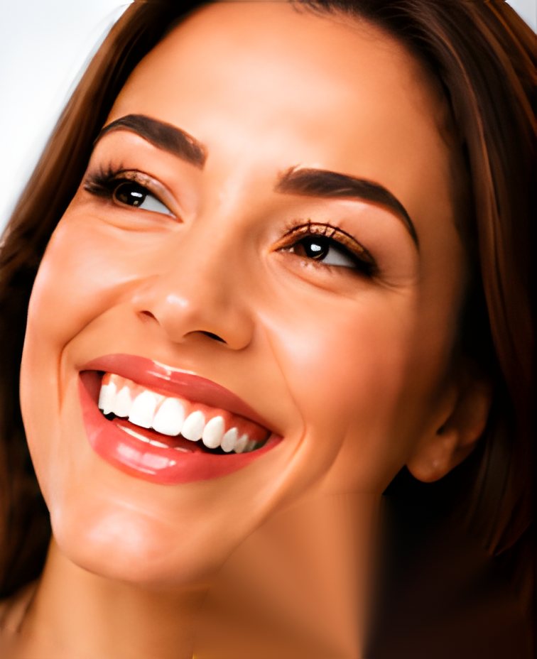 Natural, confident smile